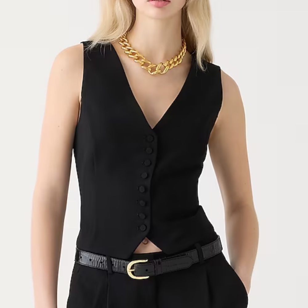 J.Crew slim tuxedo vest